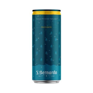 acqua frizzante lattina san bernardo