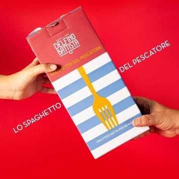 box regalo delfino battista lo spaghetto del pescatore