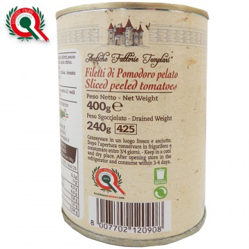 filetti di pomodoro pelato del cilento