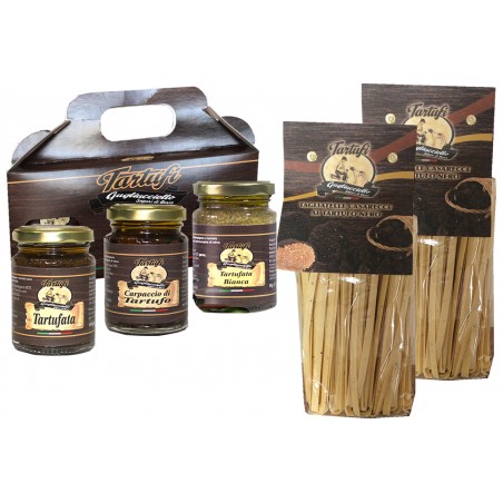 tartufo e tagliatelle caserecce