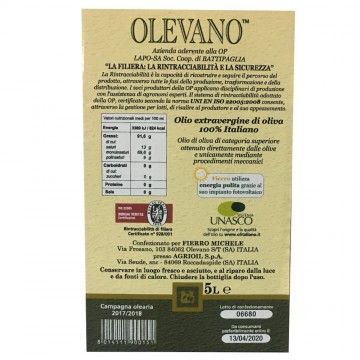 Olio Extravergine d'Oliva 100% Italiano Bio