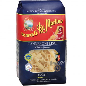 canneroni lisci pasta di gragnano