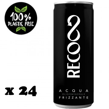 acqua frizzante lattina recoaro