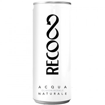acqua naturale lattina recoaro