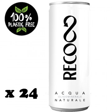 acqua naturale lattina recoaro